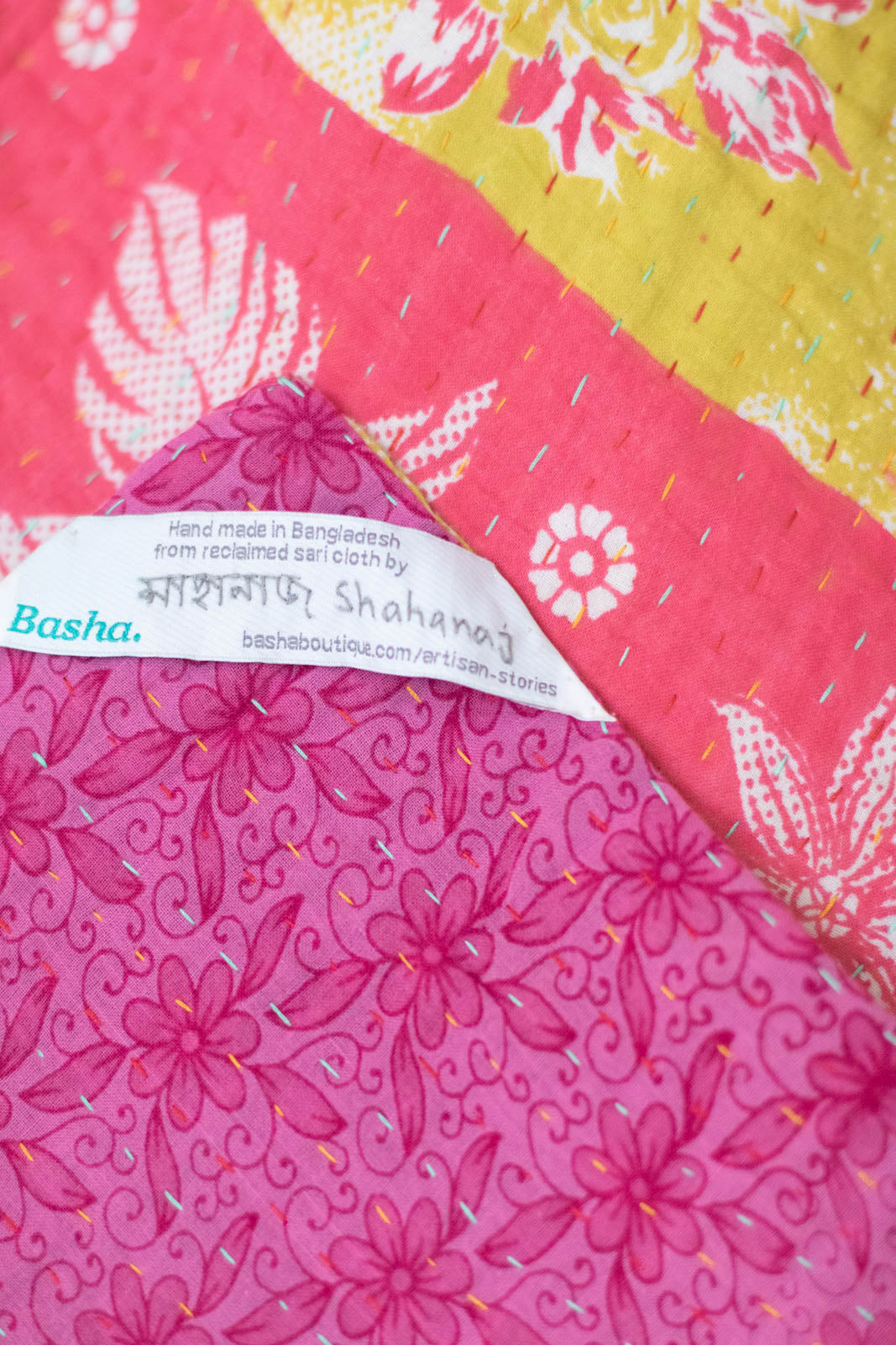 Charm No. 5 Kantha Mini Blanket