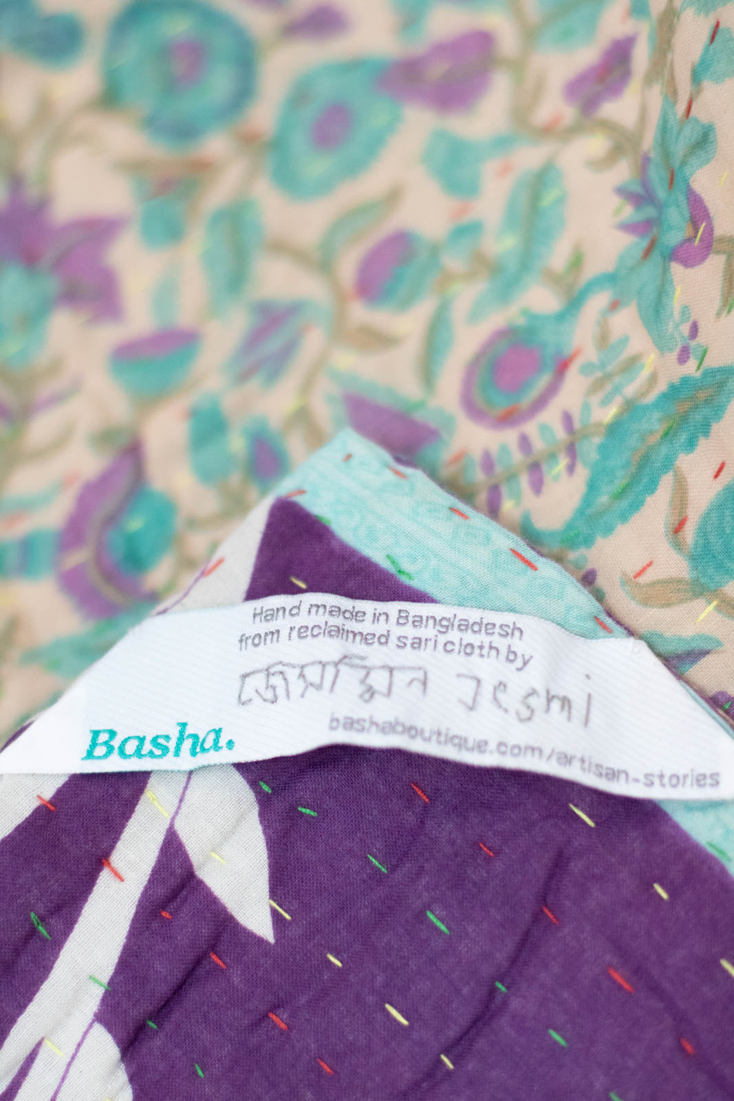 Cherish No. 8 Kantha Mini Blanket