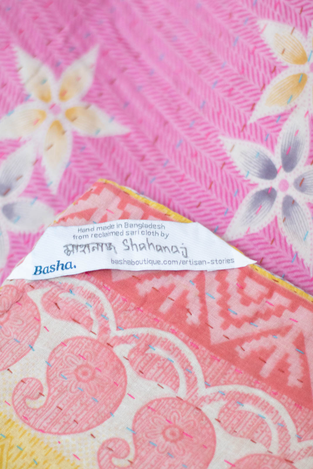 Precious No. 1 Kantha Baby Blanket