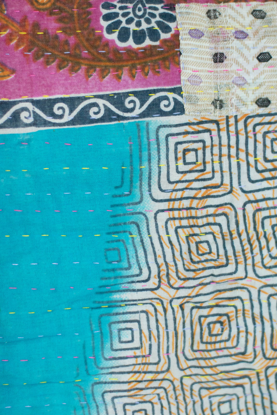 Precious No. 3 Kantha Baby Blanket