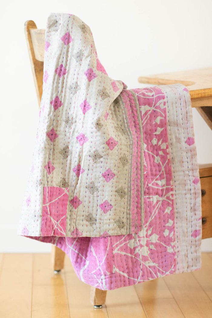 dignify Kantha Baby Blanket Quilt