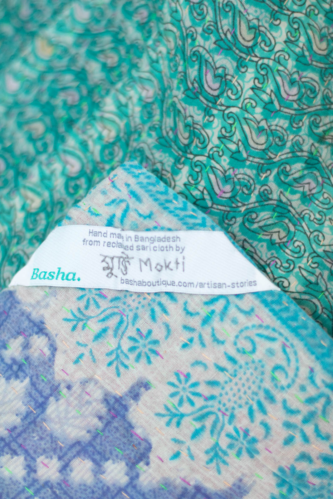 Precious No. 6 Kantha Baby Blanket