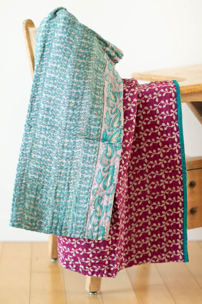 dignify Kantha Baby Blanket Quilt