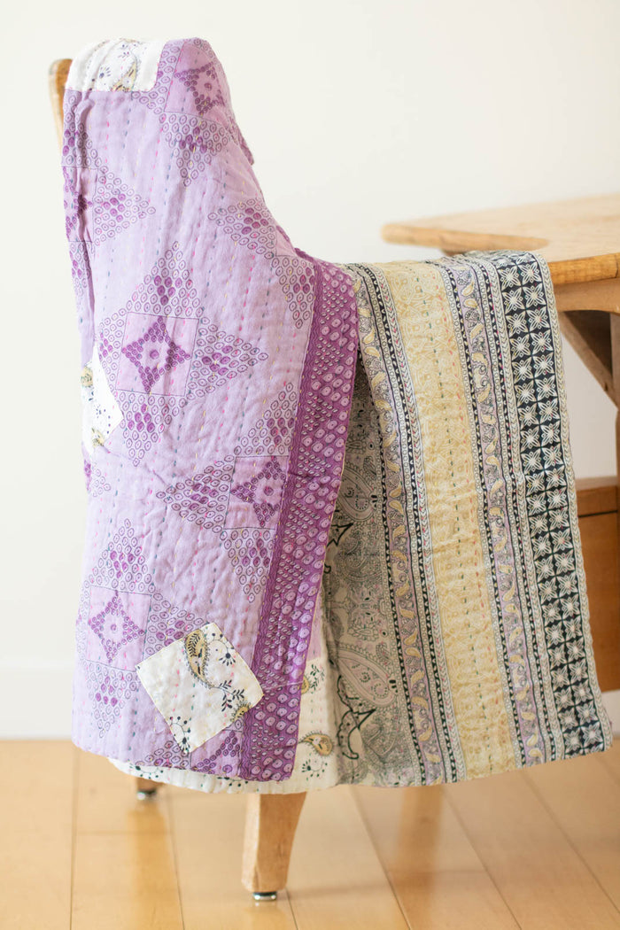 dignify Kantha Baby Blanket Quilt