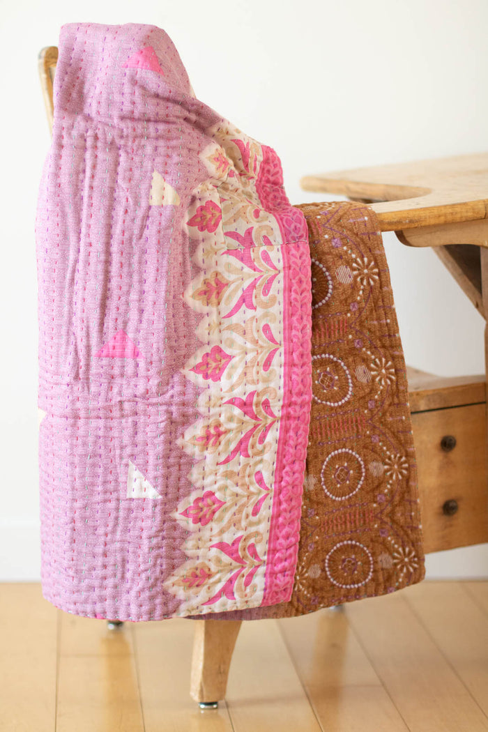 dignify Kantha Baby Blanket Quilt