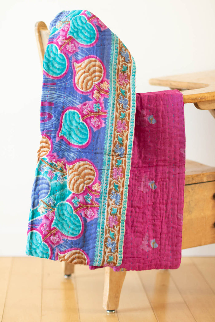 dignify Kantha Baby Blanket Quilt