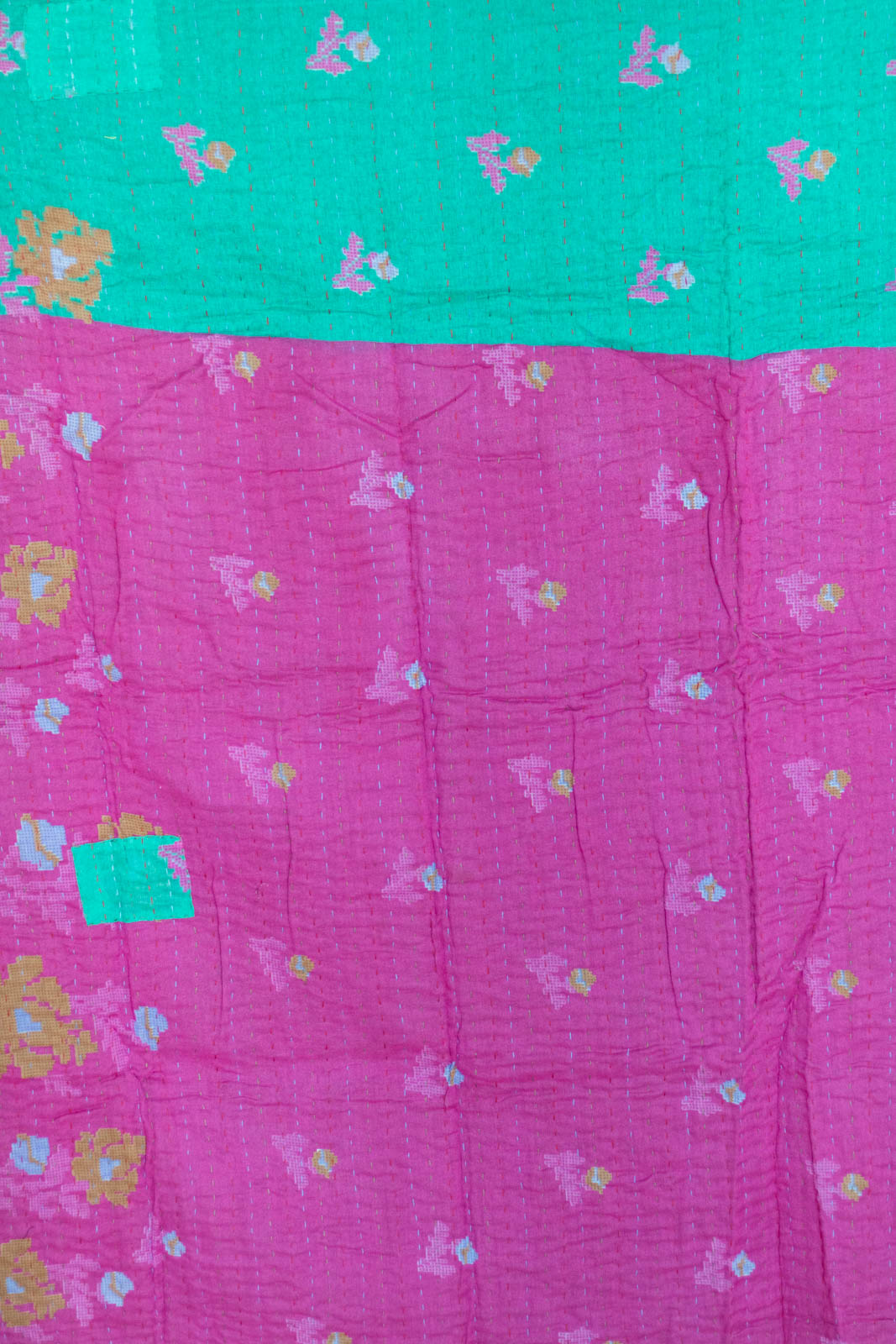 Little No. 5 Kantha Baby Blanket