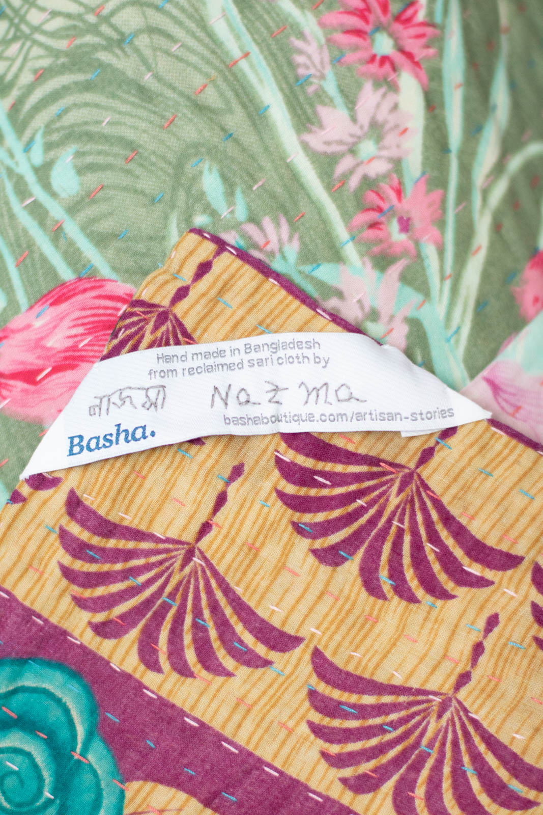 Treasure No. 6 Kantha Baby Blanket