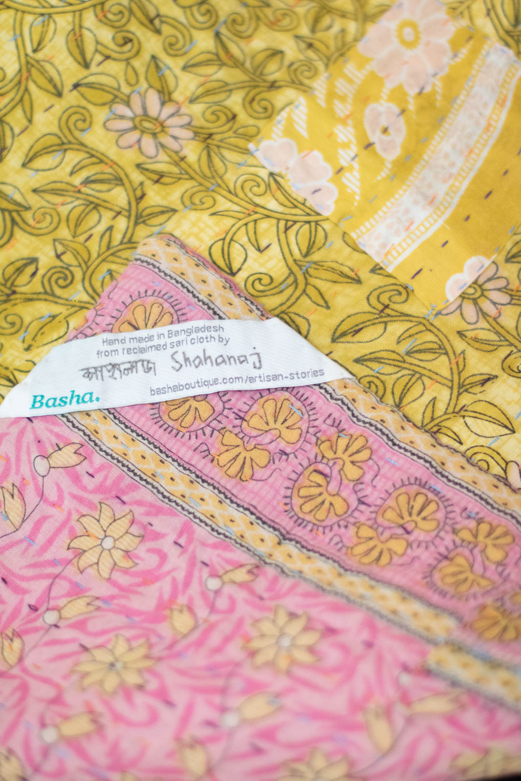 Delight No. 6 Kantha Mini Blanket