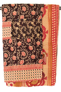 Kantha Throw Bed Quilt