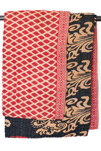 Kantha Throw Bed Quilt