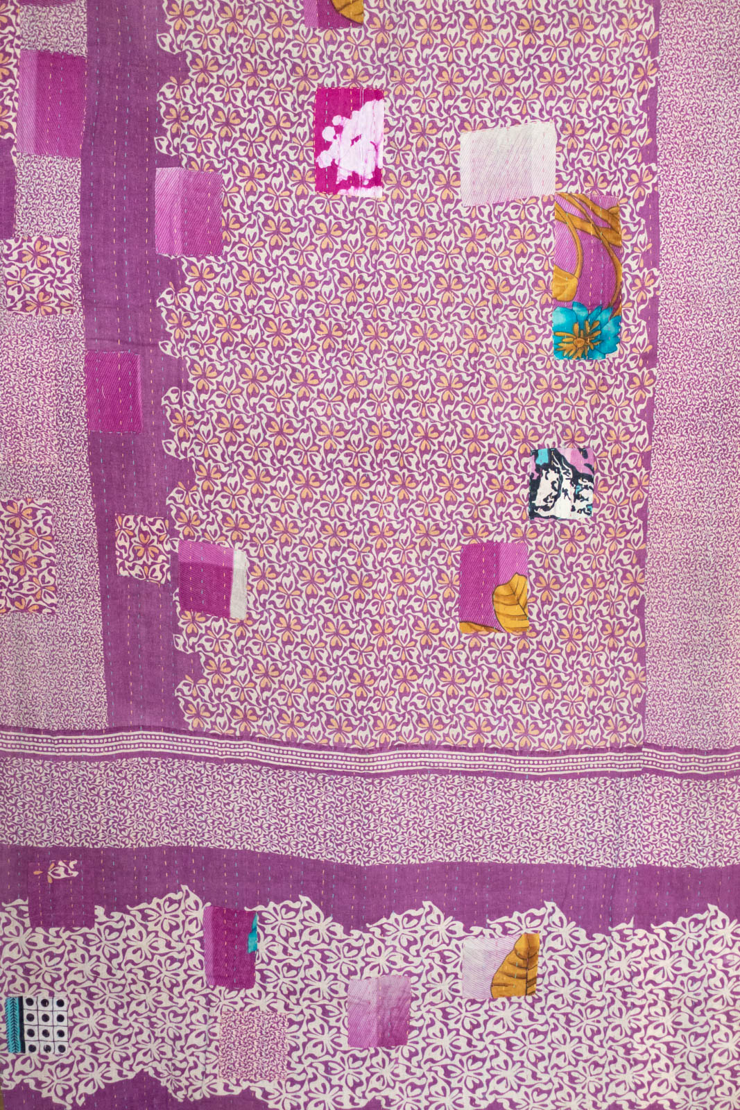 Bloom Kantha Throw