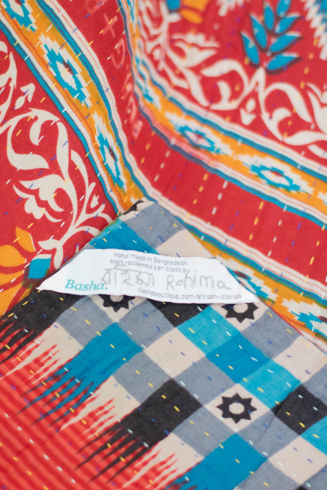 Talk Kantha Throw