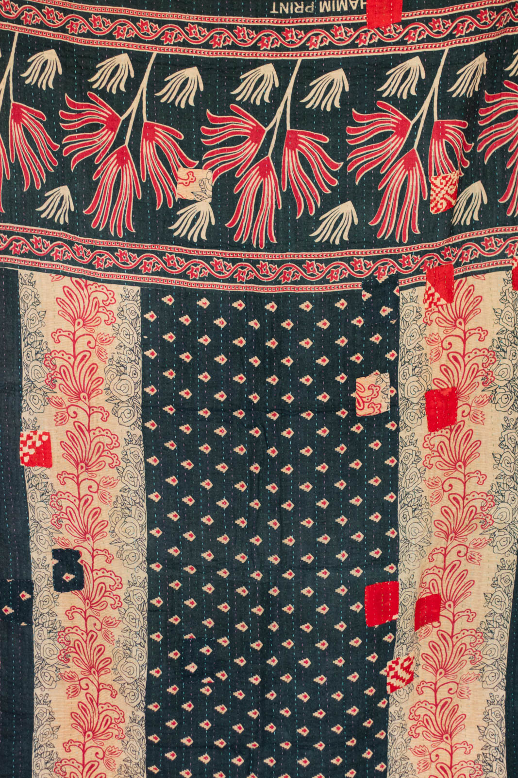 Overcome Kantha Throw