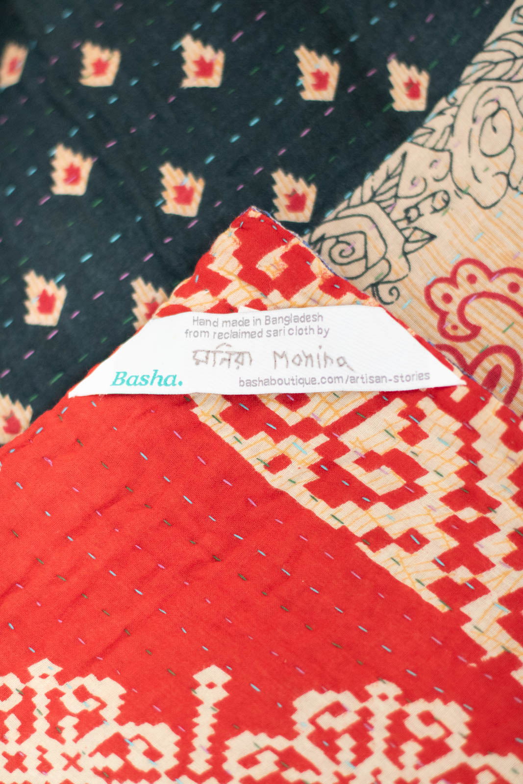 Overcome Kantha Throw