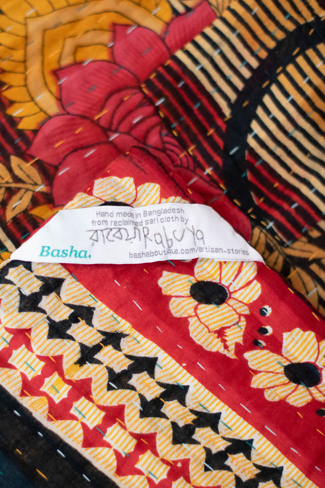 Time Kantha Throw