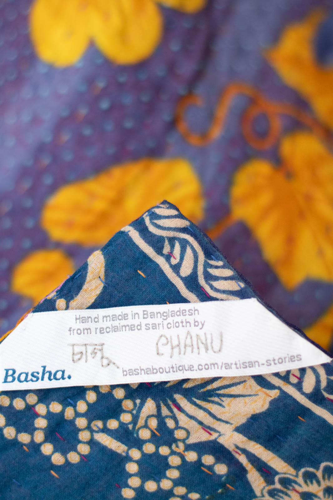 Alive Kantha Throw