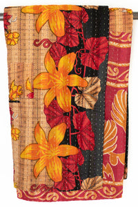 Kantha Throw Bed Quilt