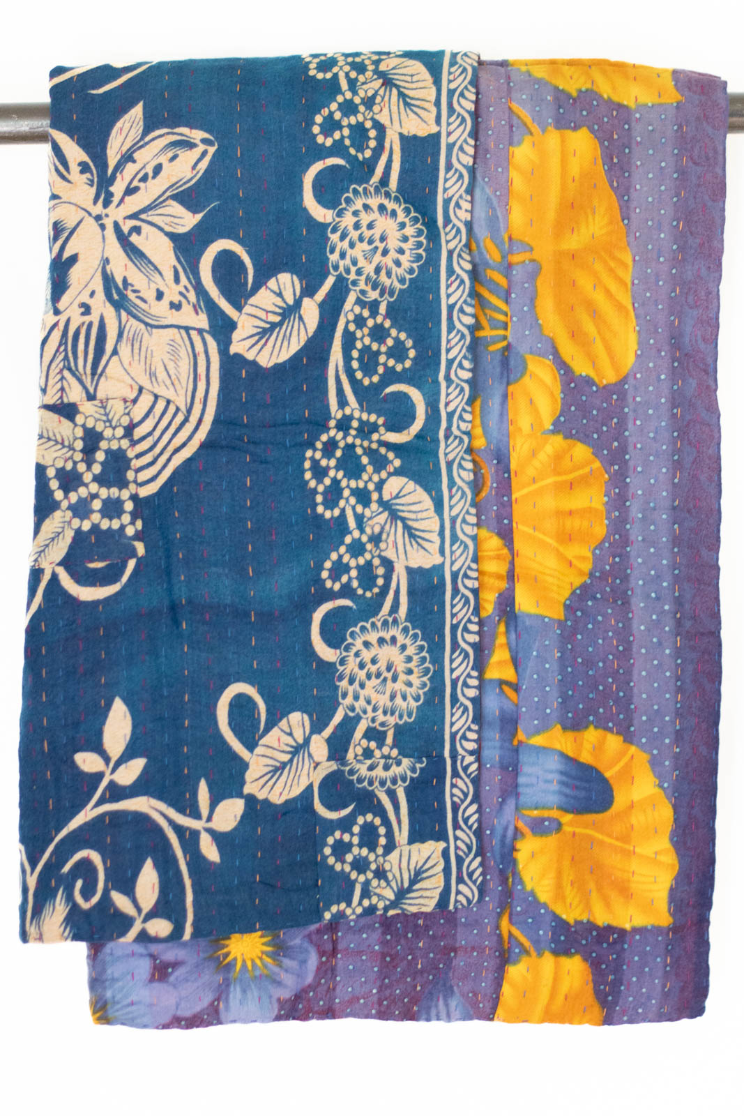 Kantha Throw Bed Quilt