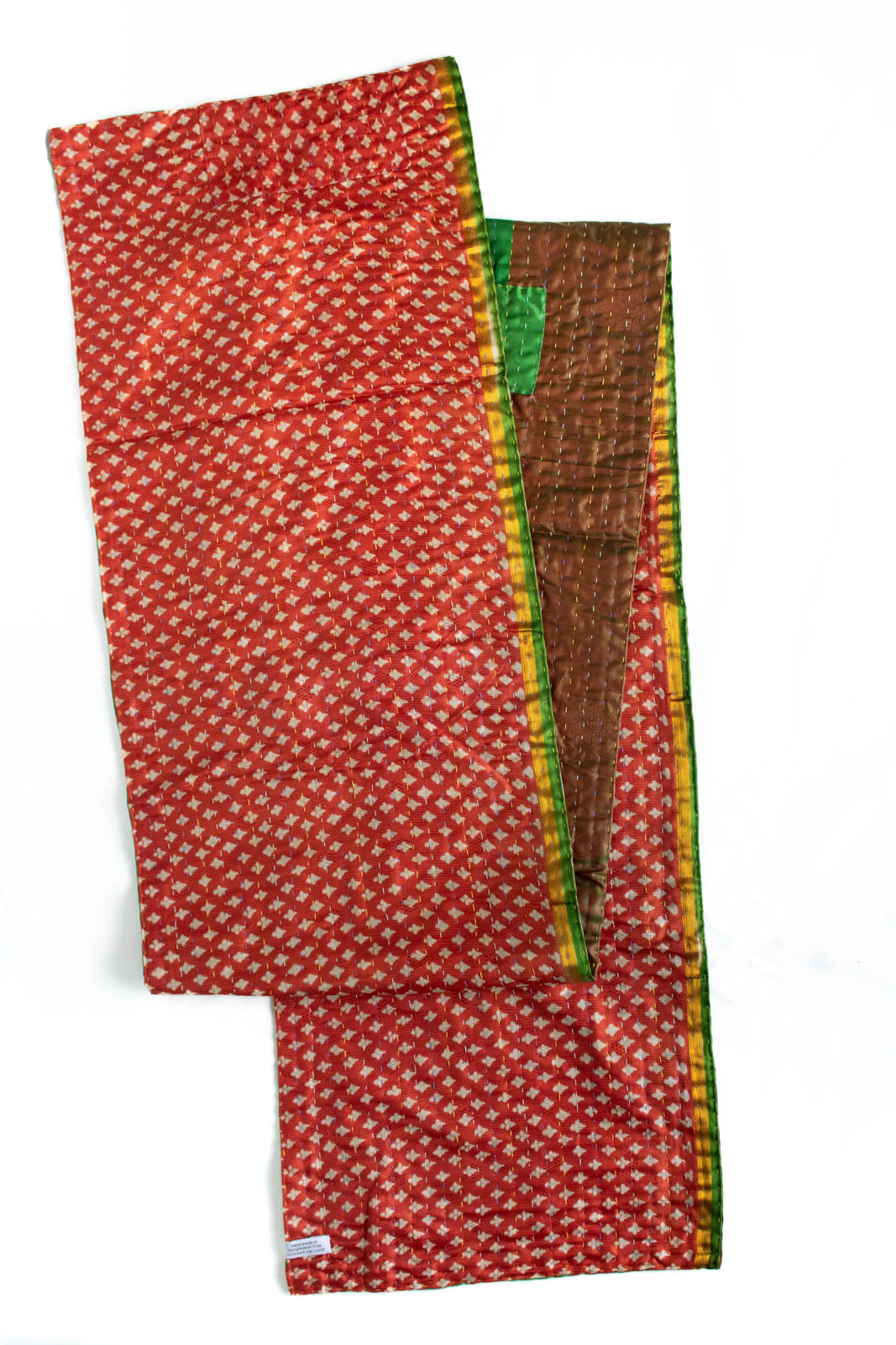 Kantha Holiday Silk Table Runner 2