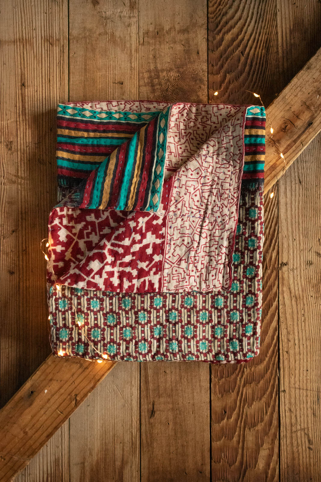 Kantha Holiday Table Runner No. 8