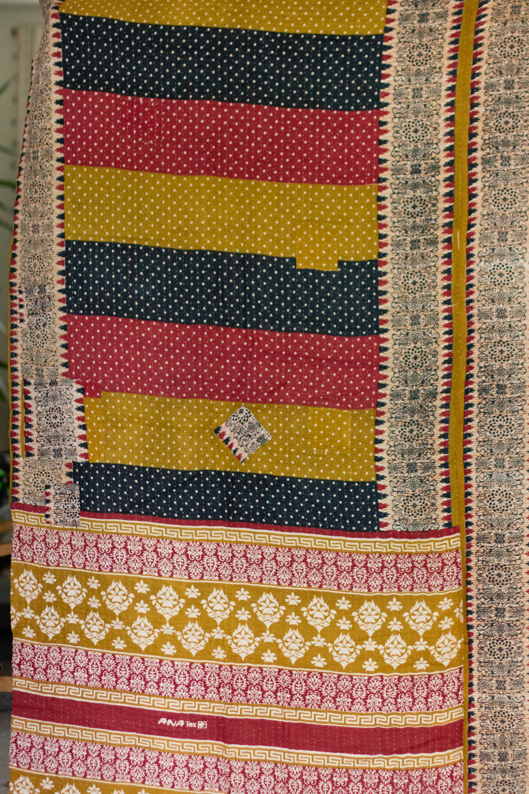 August No. 4 Kantha Large Throw