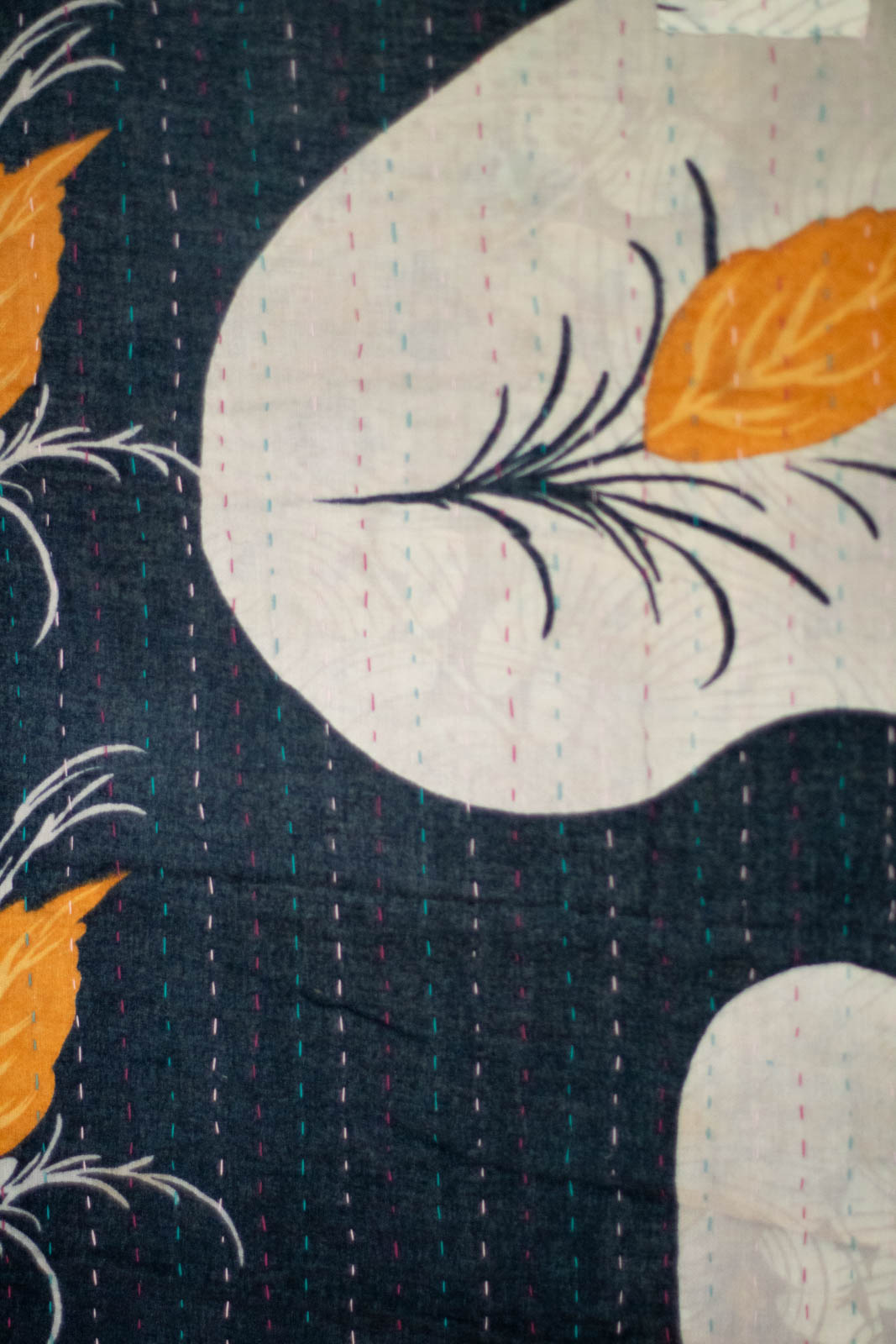 Harvest No. 9 Kantha Large Throw