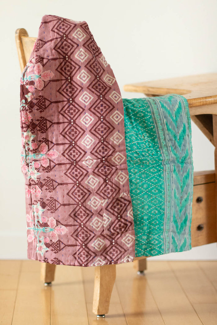 dignify Kantha Baby Blanket Quilt