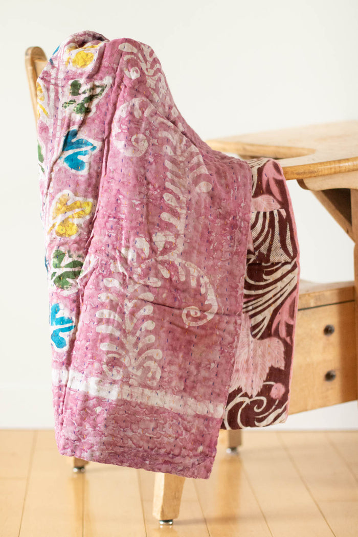 dignify Kantha Baby Blanket Quilt