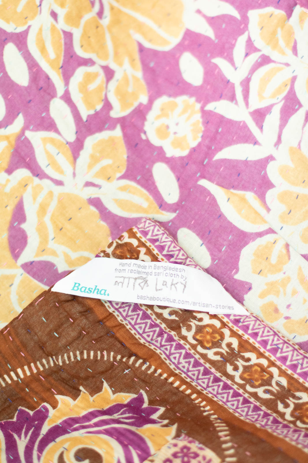 Delight No. 1 Kantha Mini Blanket