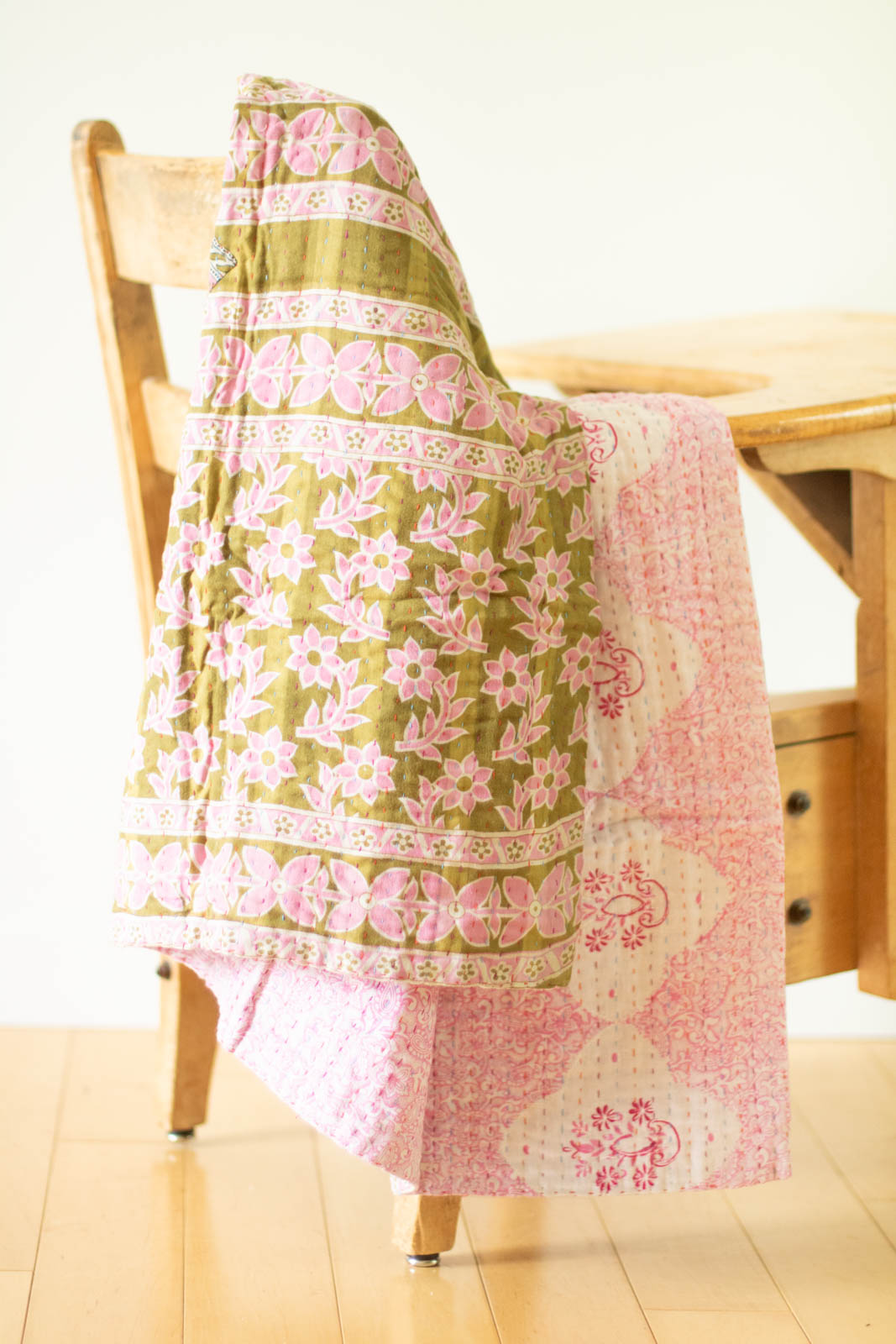 dignify Kantha Baby Blanket Quilt