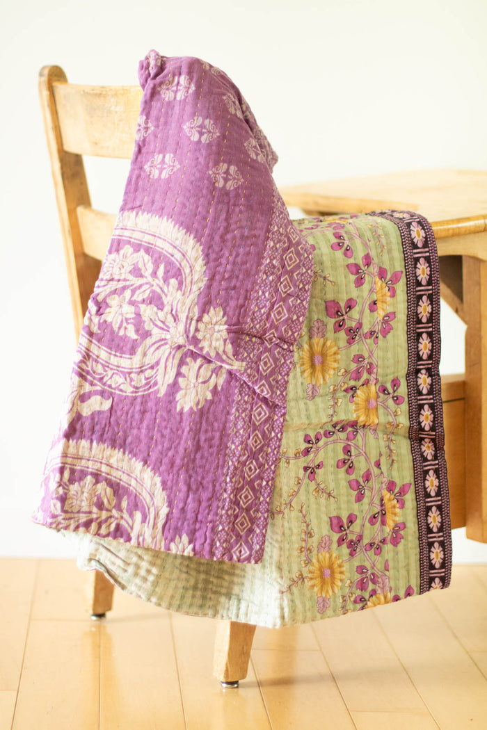 dignify Kantha Baby Blanket Quilt