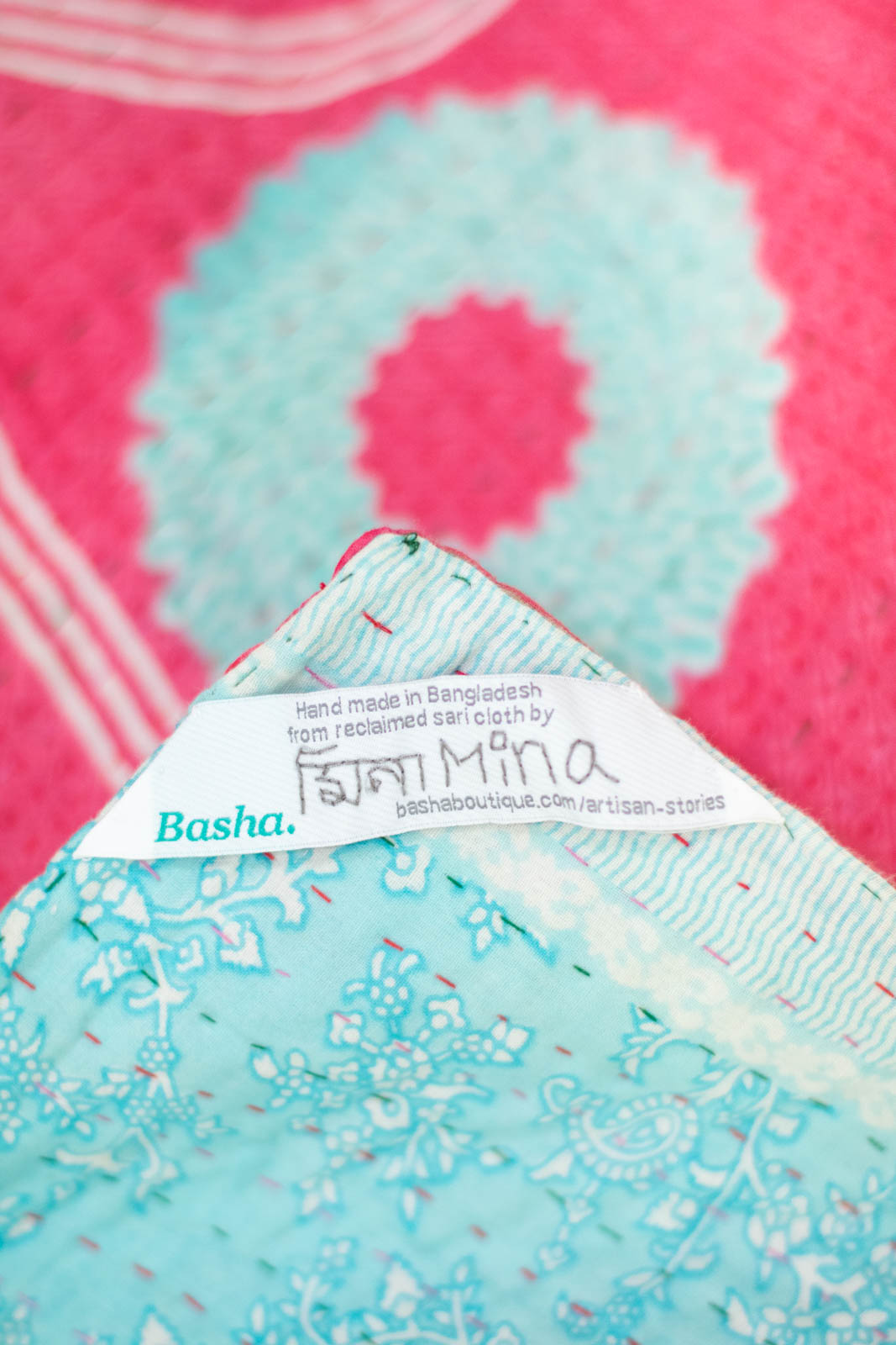 Charm No. 9 Kantha Mini Blanket