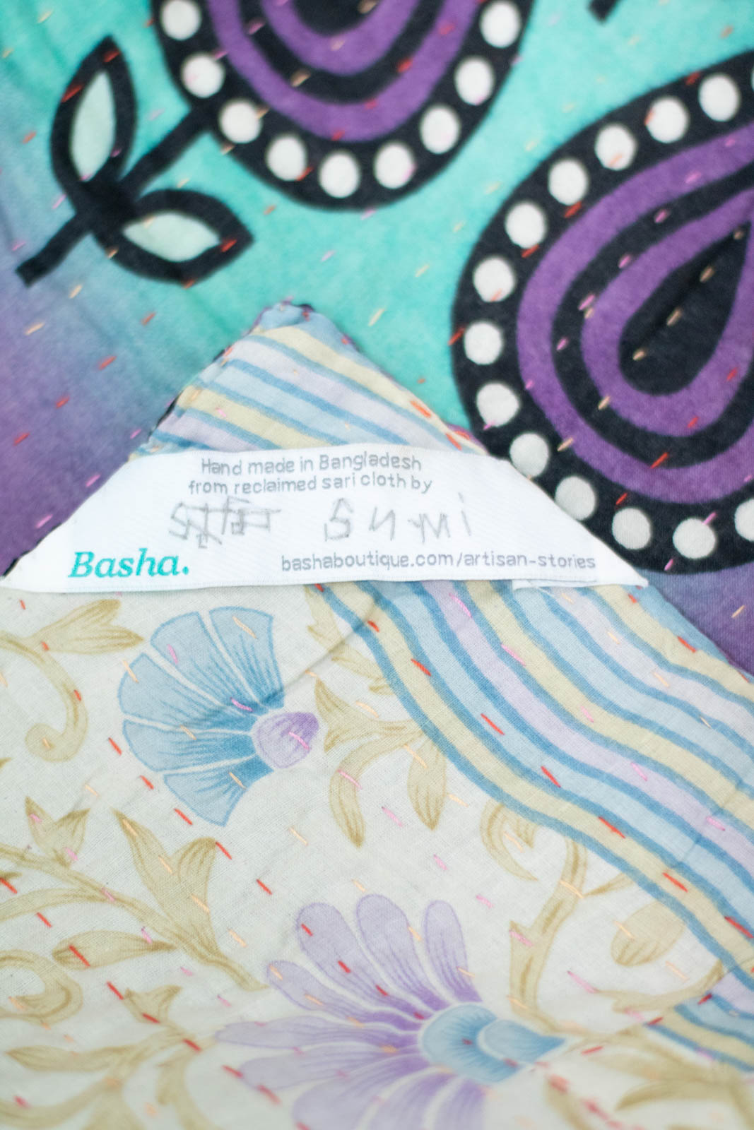 Cherish No. 6 Kantha Mini Blanket