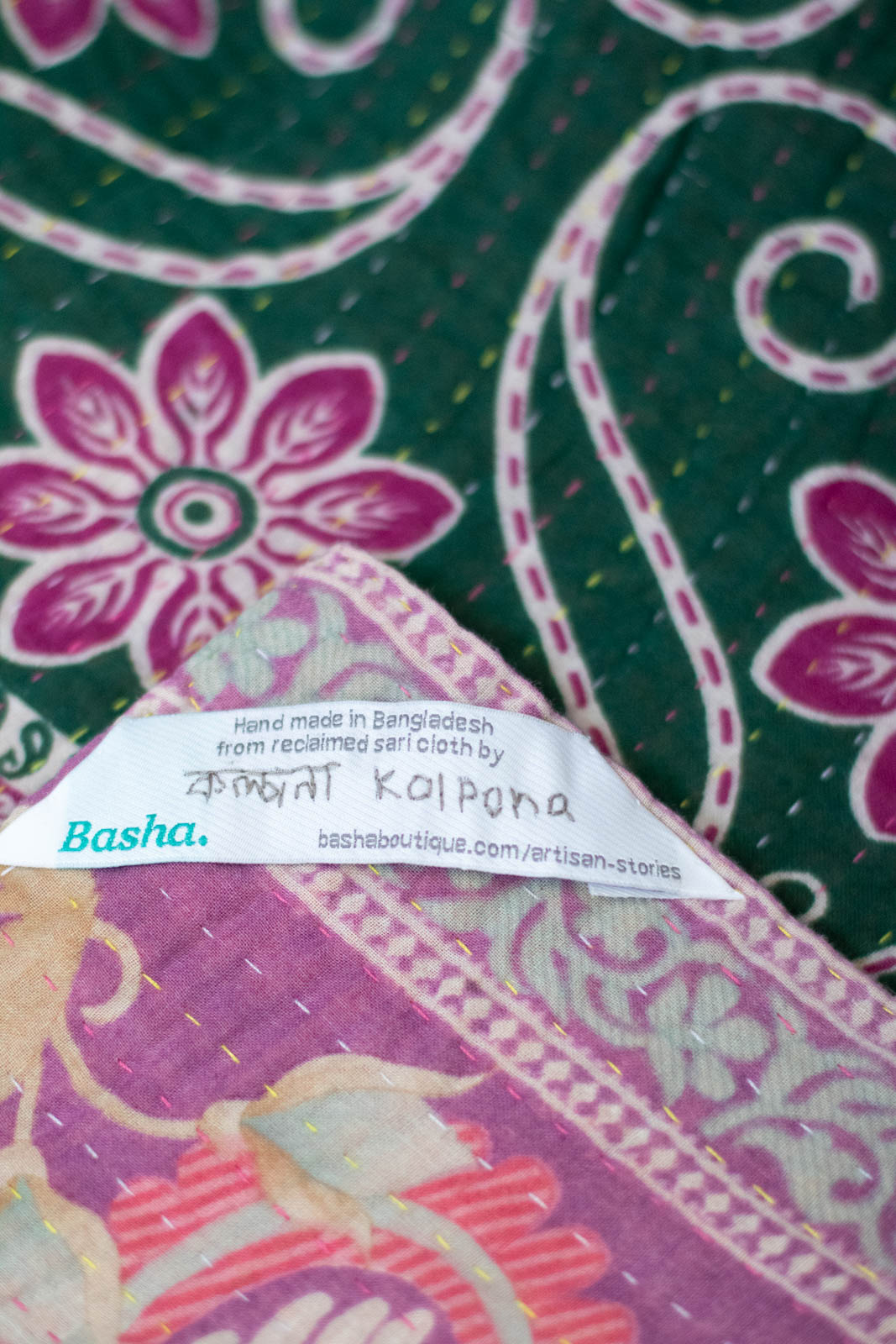 Treasure No. 8 Kantha Mini Blanket