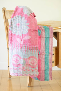 dignify Kantha Baby Blanket Quilt