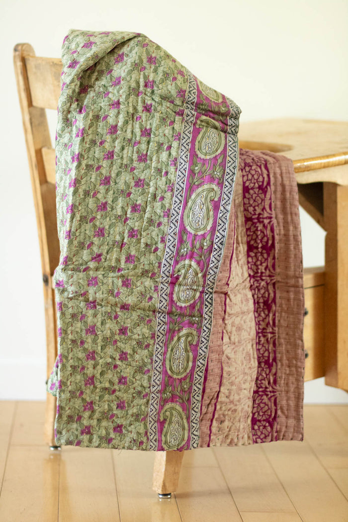 dignify Kantha Baby Blanket Quilt