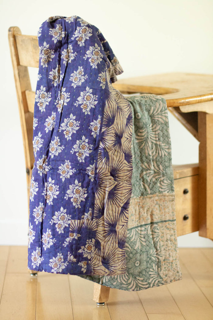 dignify Kantha Baby Blanket Quilt