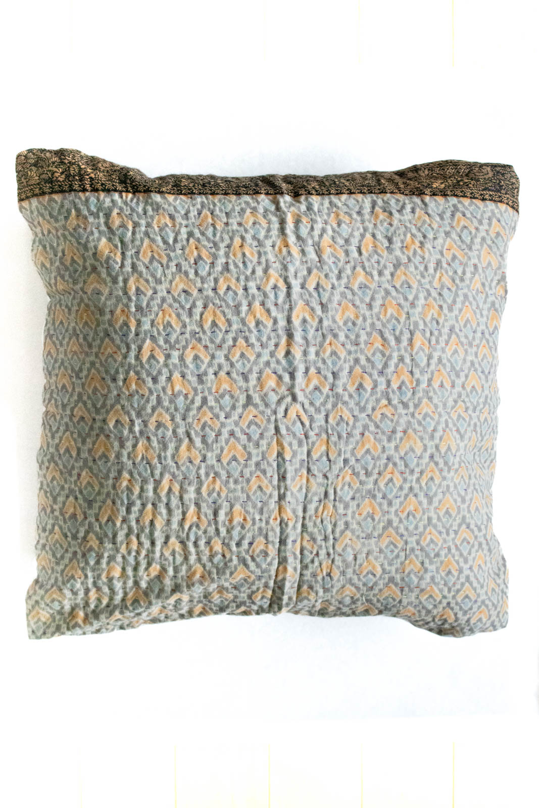 Care no. 1 Kantha Pillow Cover