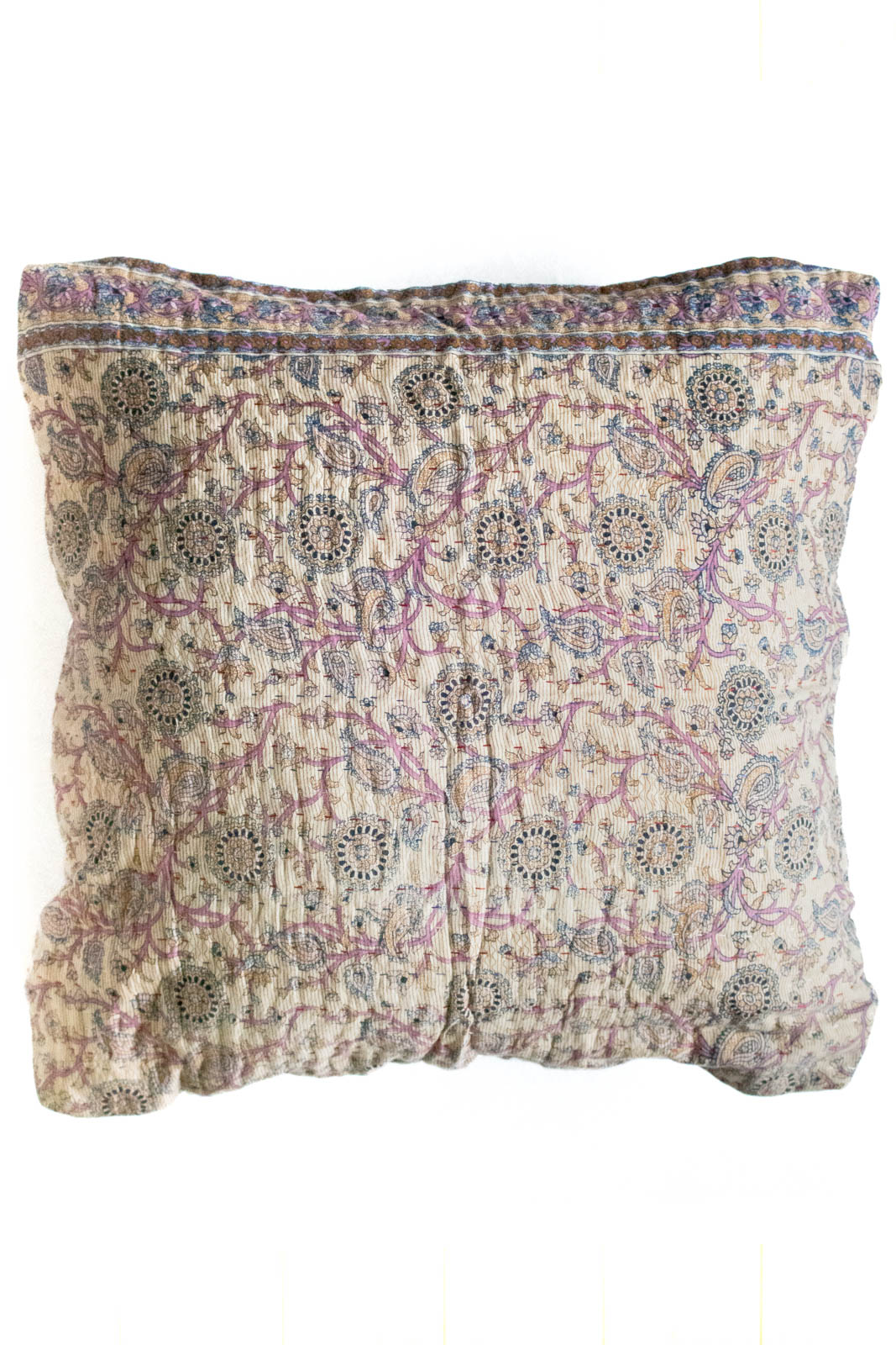 Care no. 4 Kantha Pillow Cover