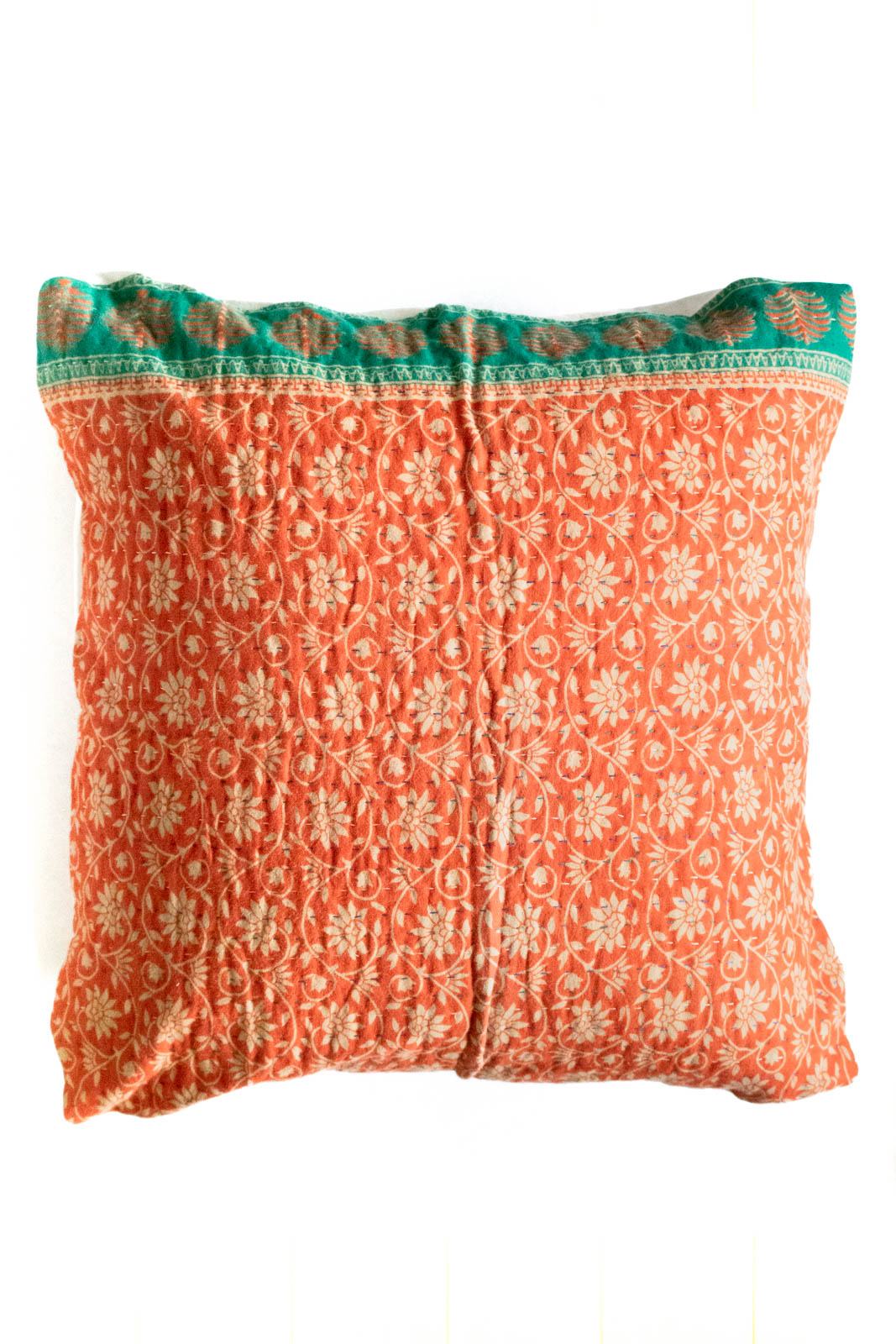 Care no. 5 Kantha Pillow Cover