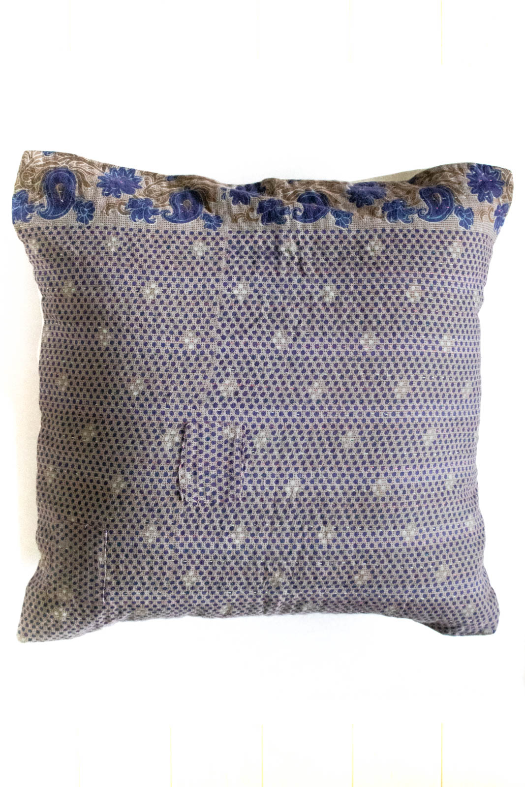 Care no. 7 Kantha Pillow Cover