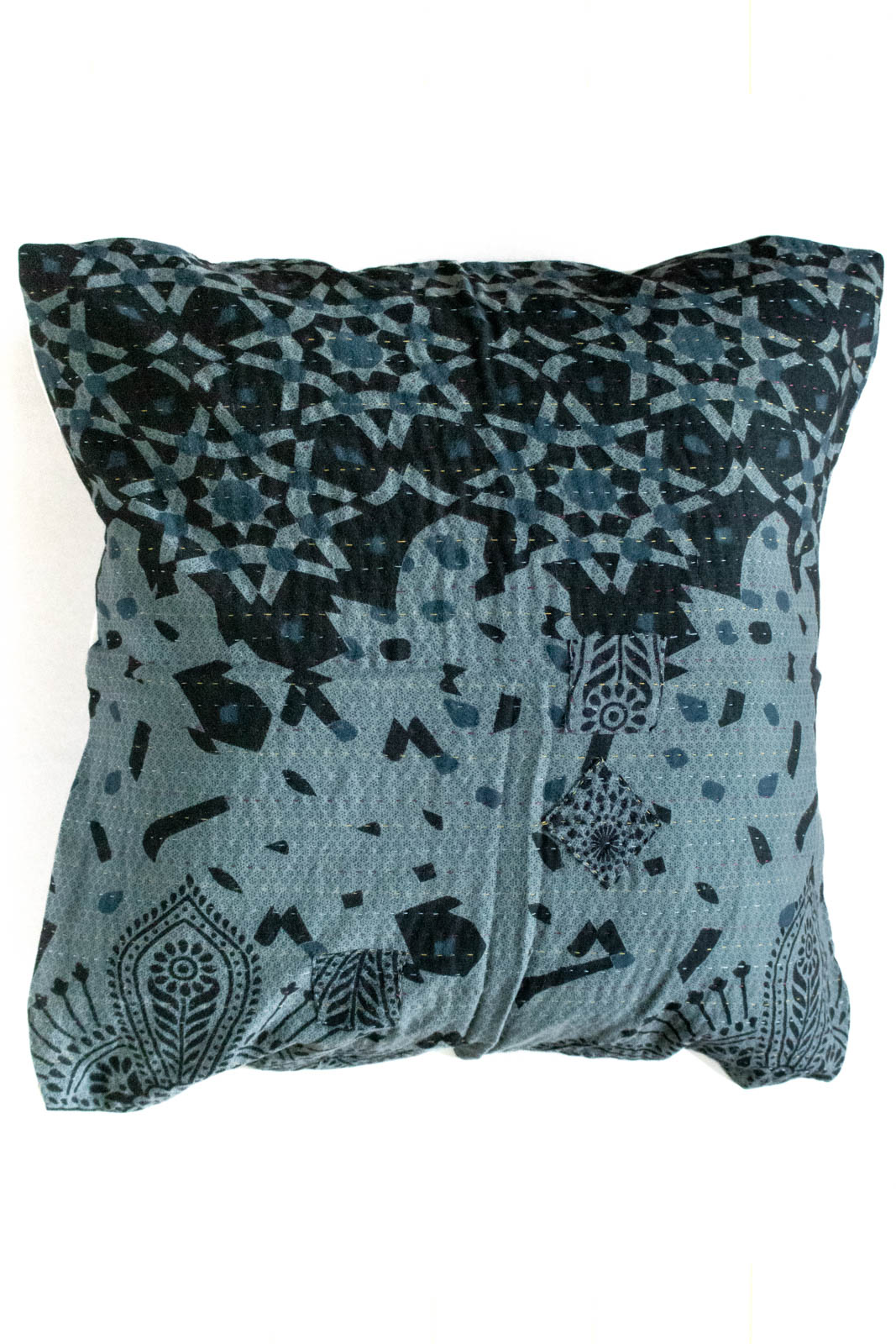 Dignity no. 7 Kantha Pillow Cover