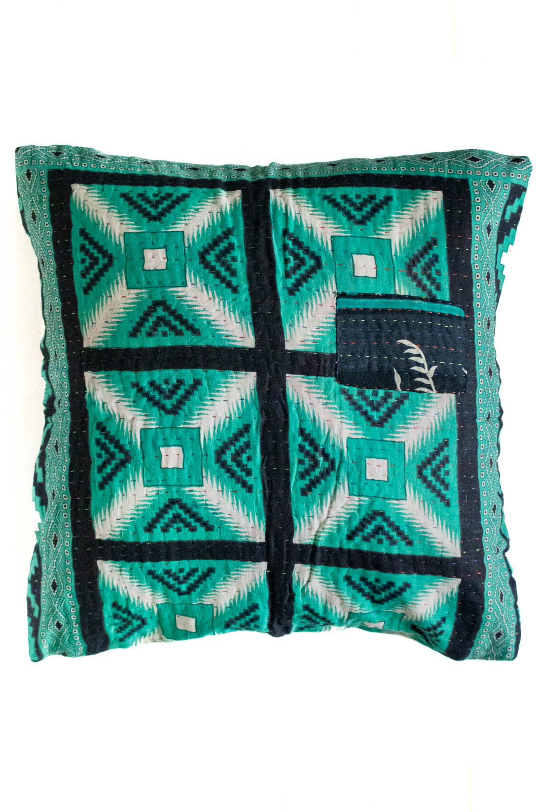 Dignity no. 8 Kantha Pillow Cover