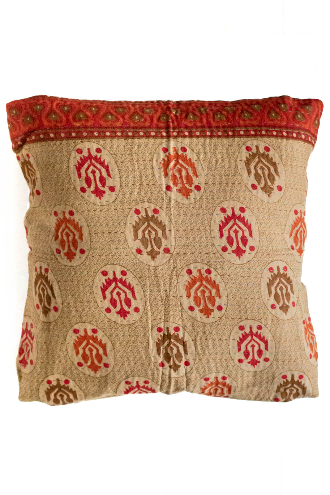 Respect no. 2 Kantha Pillow Cover