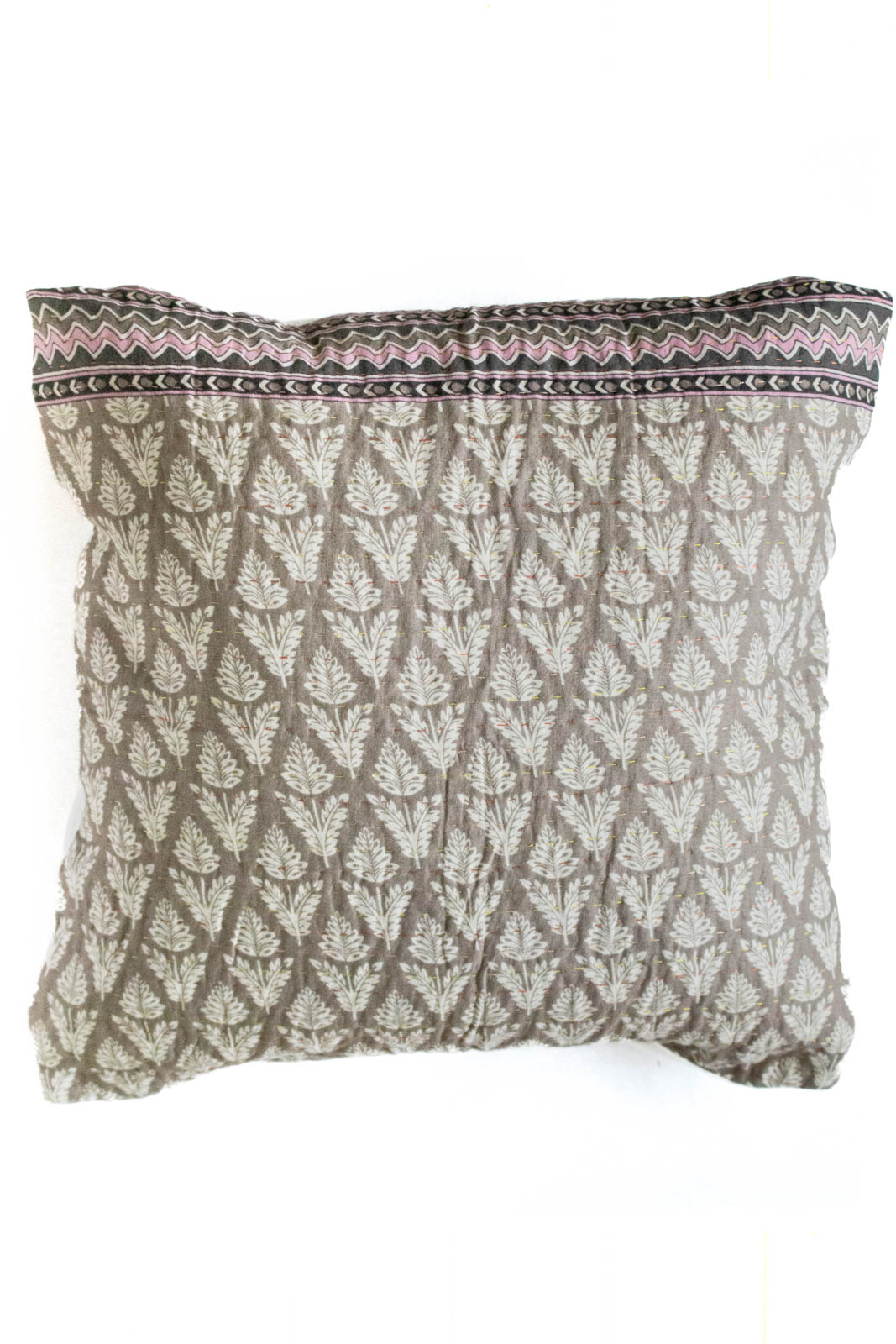 Worthy no. 3 Kantha Pillow Cover