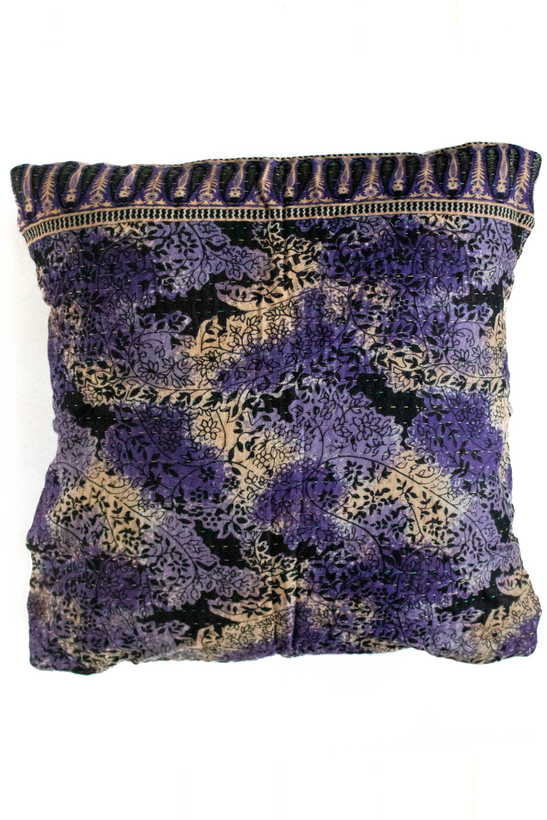 Colorful no. 2 Kantha Pillow Cover