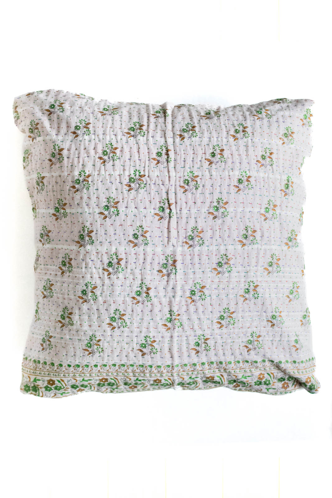 Beautiful no. 5 Kantha Pillow Cover