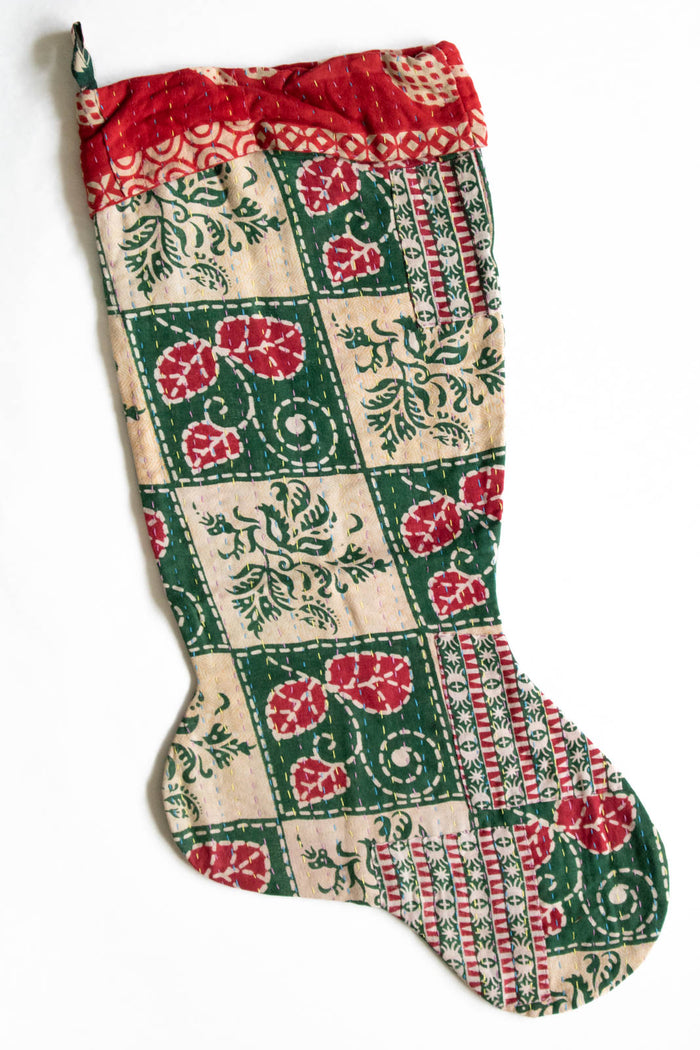 dignify Kantha Christmas Stocking