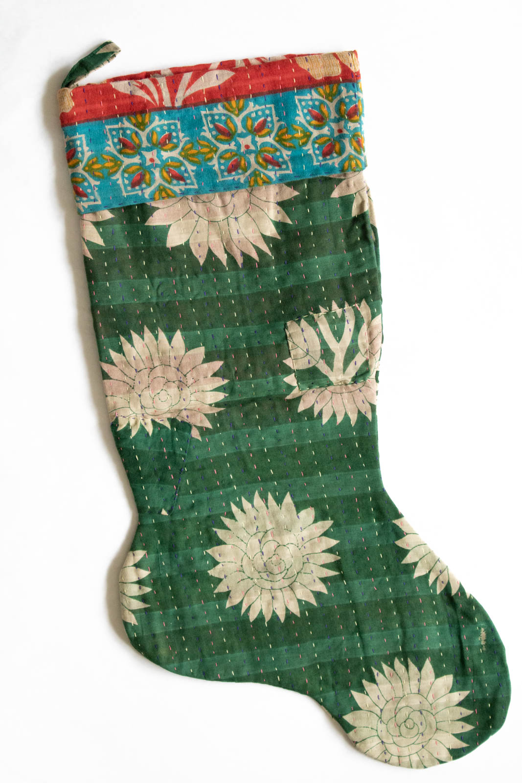 dignify Kantha Christmas Stocking